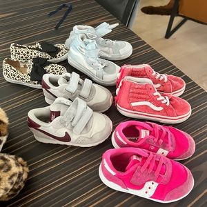 Size 8 toddler shoes 6 pairs